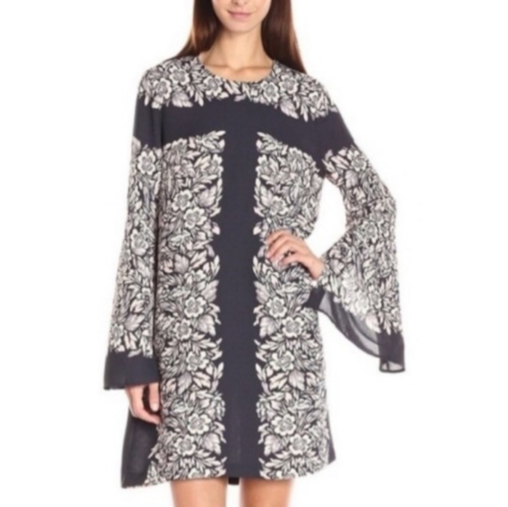 BCBGMAXAZRIA Dulchey Tunic Dress Floral